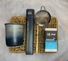 Load image into Gallery viewer, Deluxe Modern Matcha Kit with Hachi Matcha Silver
