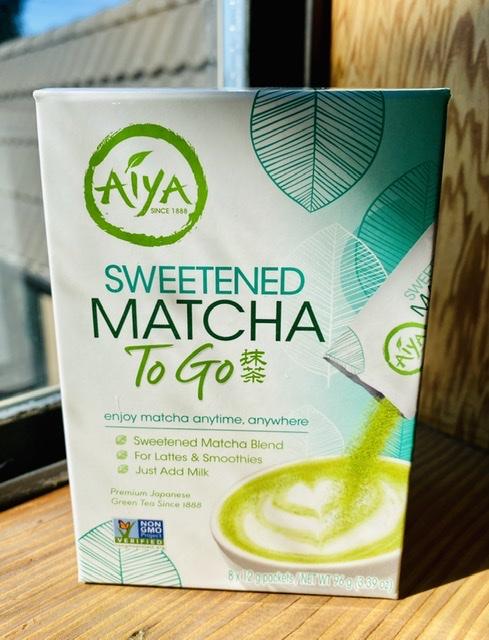 Aiya Sweetened Matcha To Go (Single Serving Packets)