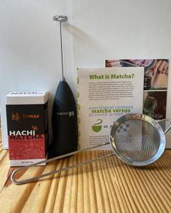 Beginner Matcha Kit with Hachi Matcha Bronze